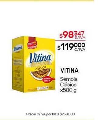 Nini Mayorista Vitina Sémola Clásica x500g oferta