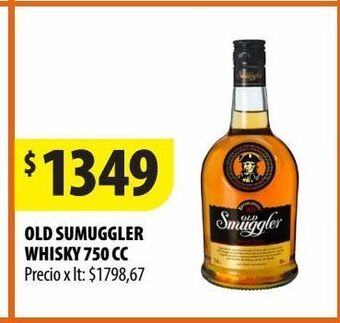 Punto Mayorista Whisky old smuggler 750cc oferta