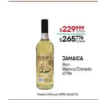 Nini Mayorista Jamaica Ron Blanco/Dorado x1lts oferta