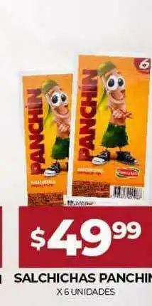 Supermercados Tadicor Salchichas Panchin x 6 unidades oferta