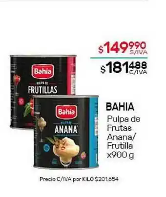 Nini Mayorista Bahia Pulpa de Frutas Anana/Frutilla x900g oferta