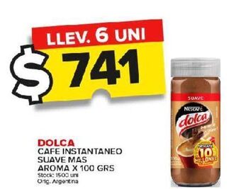 Carrefour Maxi Café instantaneo dolca suave mas aroma 100g oferta