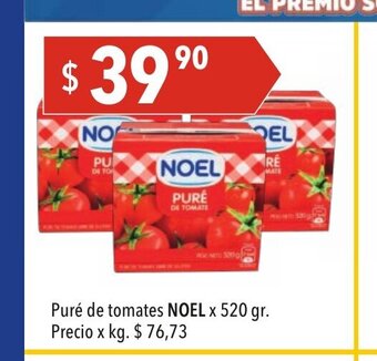 Hergo Noel Puré de tomates x 520 gr. oferta