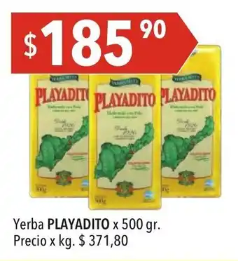 Hergo Playadito Yerba x 500gr oferta