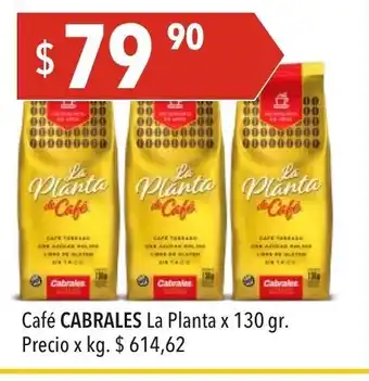 Hergo Cabrales Cafe La Planta x 130gr oferta