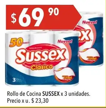 Hergo Sussex Rollo de Cocina x 3 unidades oferta
