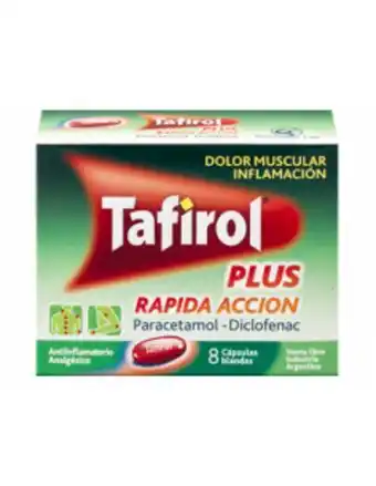 Farmacias Líder Tafirol plus rapida accion cápsulas blandas x 8* oferta