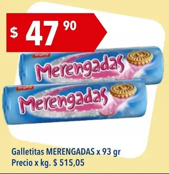 Hergo Merengadas Galletitas x 93gr oferta