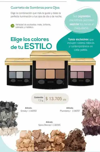 Amway Cuarteto de sombras para ojos oferta
