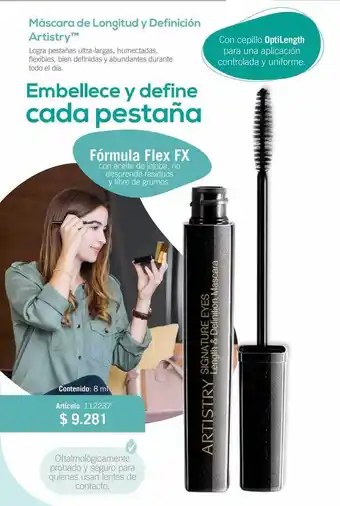 Amway Máscara de longitud y definición artistry oferta