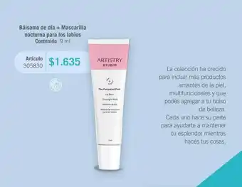 Amway Bálsamo de día + mascarilla nocturna para los labios oferta