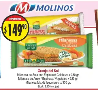 Supermercados Becerra Granja del Sol 330gr y 320gr oferta