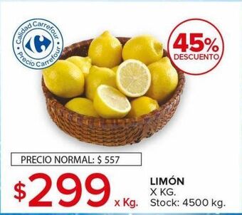 Carrefour Maxi Limón x kg oferta