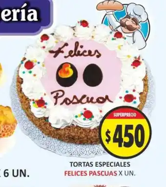 Felices Pascuas Tortas Especiales x un