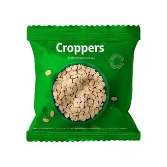 Coto Mani tostado sin sal croppers paq 340 grm oferta