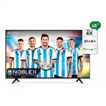 Saturno Hogar Smart tv noblex dk65x7500 4k led google tv oferta