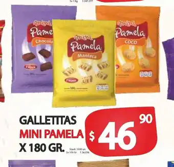 Supermercados Becerra Mini Pamela Galletitas x 180gr oferta