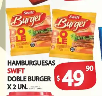 Supermercados Becerra Swift Hamburguesas Doble Burger x 2Un. oferta