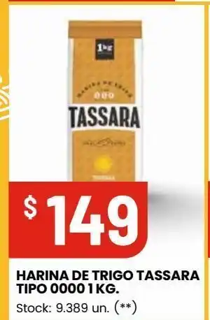 Harina de trigo tassara kg