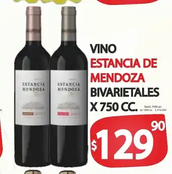 Supermercados Becerra Estancia De Mendoza Vino Bivarietales x 750cc oferta