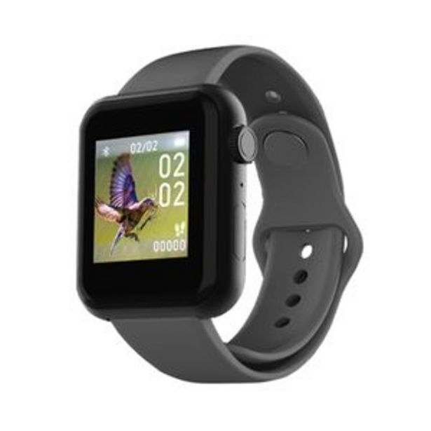 Frávega Reloj inteligente smartwatch deportivo cardio gris oferta