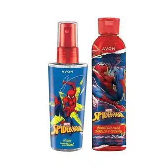 Avon Set x2 shampoo + spiderman | colonia oferta