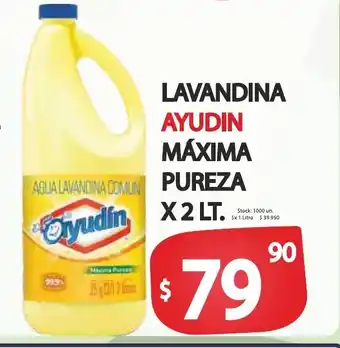 Supermercados Becerra Ayudin Lavandina Máxima Pureza x 2 Lt oferta