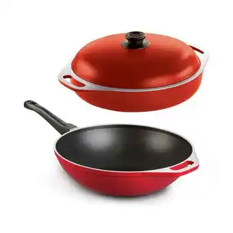 Avon Set x2 paellera - pizzera + wok 30cm | cucina donna oferta