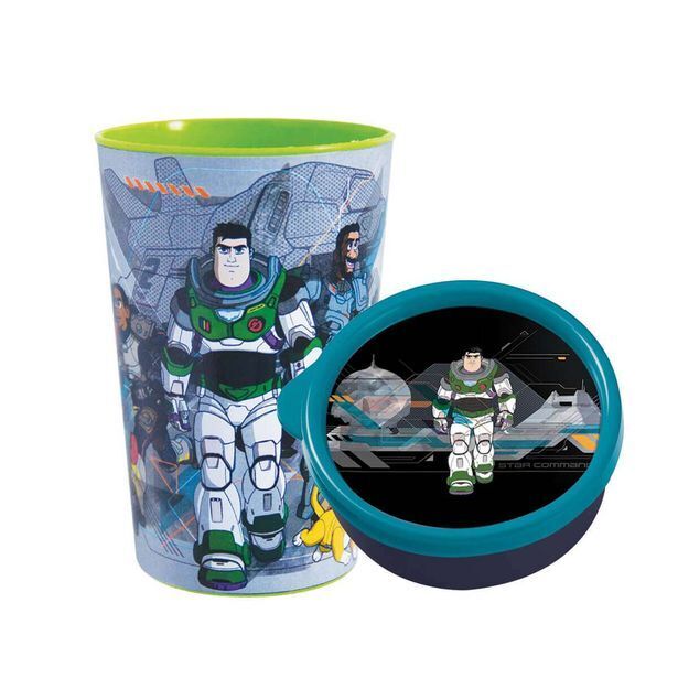 Avon Set x2 vaso + contenedor redondo con tapa | buzzlightyear oferta