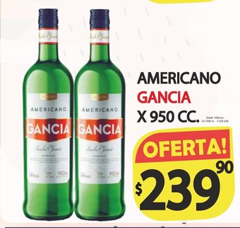 Supermercados Becerra Gancia Americano x 950cc oferta