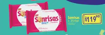 Supermercados Becerra Sonrisas x 354gr oferta