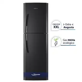 Frávega Heladera cíclica drean 314 lts hdr320f00n negro oferta