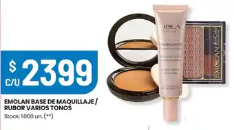 Changomas EMOLAN BASE DE MAQUILLAJE / RUBOR VARIOS TONOS oferta