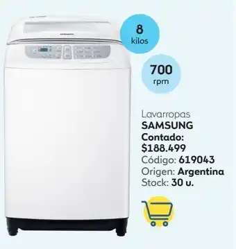 Coppel Lavarropas samsung oferta