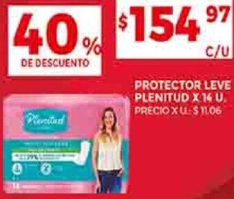 Supermercados DIA PROTECTOR LEVE PLENITUD X 14 U. oferta