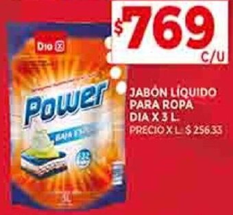 Supermercados DIA JABON LIQUIDO PARA ROPA DIA X3 L oferta