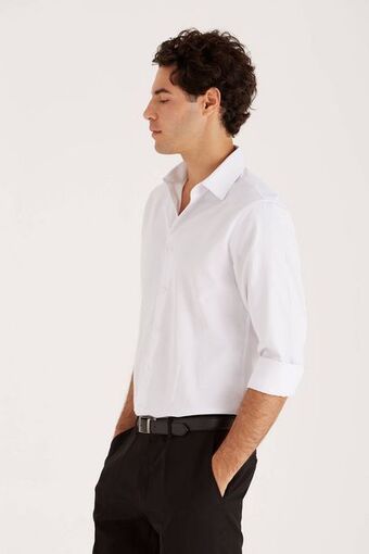 Macowens Camisa ratier blanca oferta