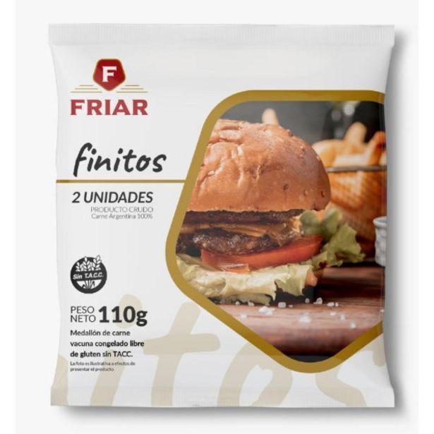 Super MAMI Medallones de carne friar finitos x 2 un. x 110g oferta