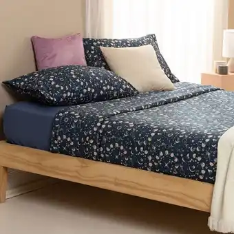 Arredo Juego de sábanas queen size lunas oferta