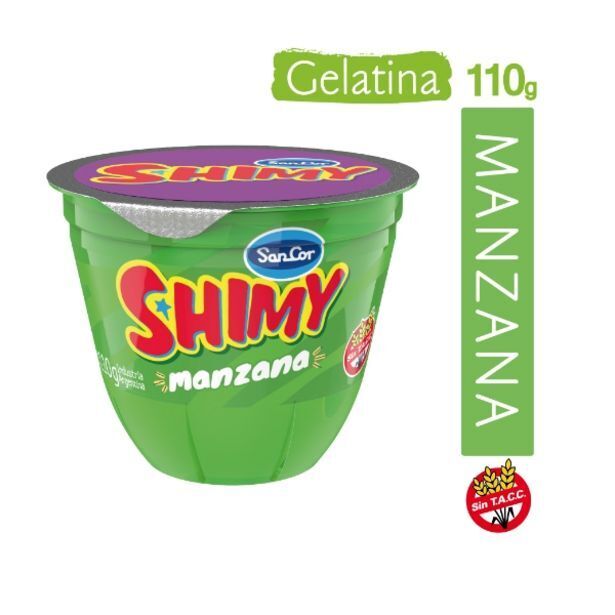 Super MAMI Gelatina shimy manzana pote x 110 gr. oferta