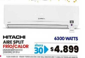 Trabuco Hogar Hitachi Aire Split Frío Calor oferta