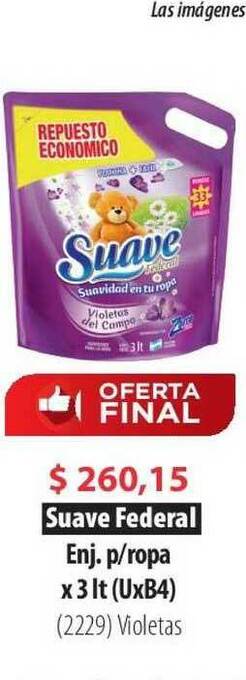 Parodi Suave Federal Enj. P Ropa x3lt oferta