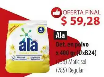 Parodi Ala Det. En Polvo x400gr oferta