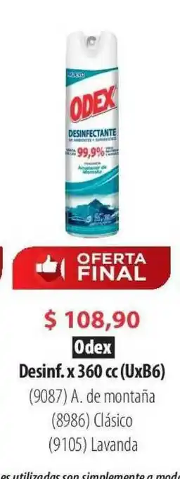 Parodi Odex Desinf. x360 cc oferta
