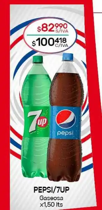 Nini Mayorista Pepsi 7up Gaseosa x1,50 lts oferta