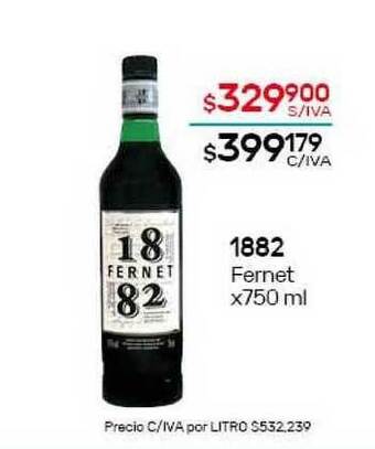 Nini Mayorista 1882 Fernet x750ml oferta