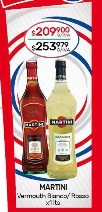 Nini Mayorista Martini Vermouth Bianco Rosso x1lts oferta