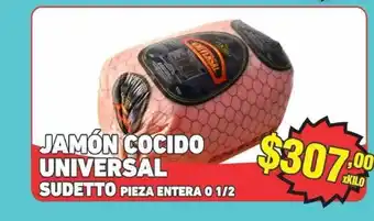 Granja 2 Cuñados Jamón Cocido Unversal Sudetto oferta