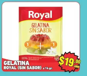 Granja 2 Cuñados Gelatina Royal Sin Sabor oferta