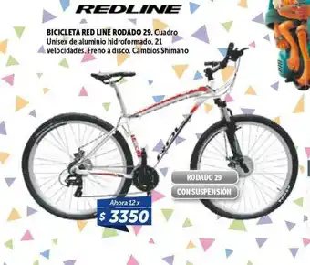 Belgrano Hogar Redline Bicicleta Red Line Rodado 29 oferta